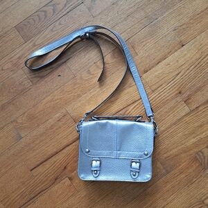 Bethany Mota Silver Crossbody Purse